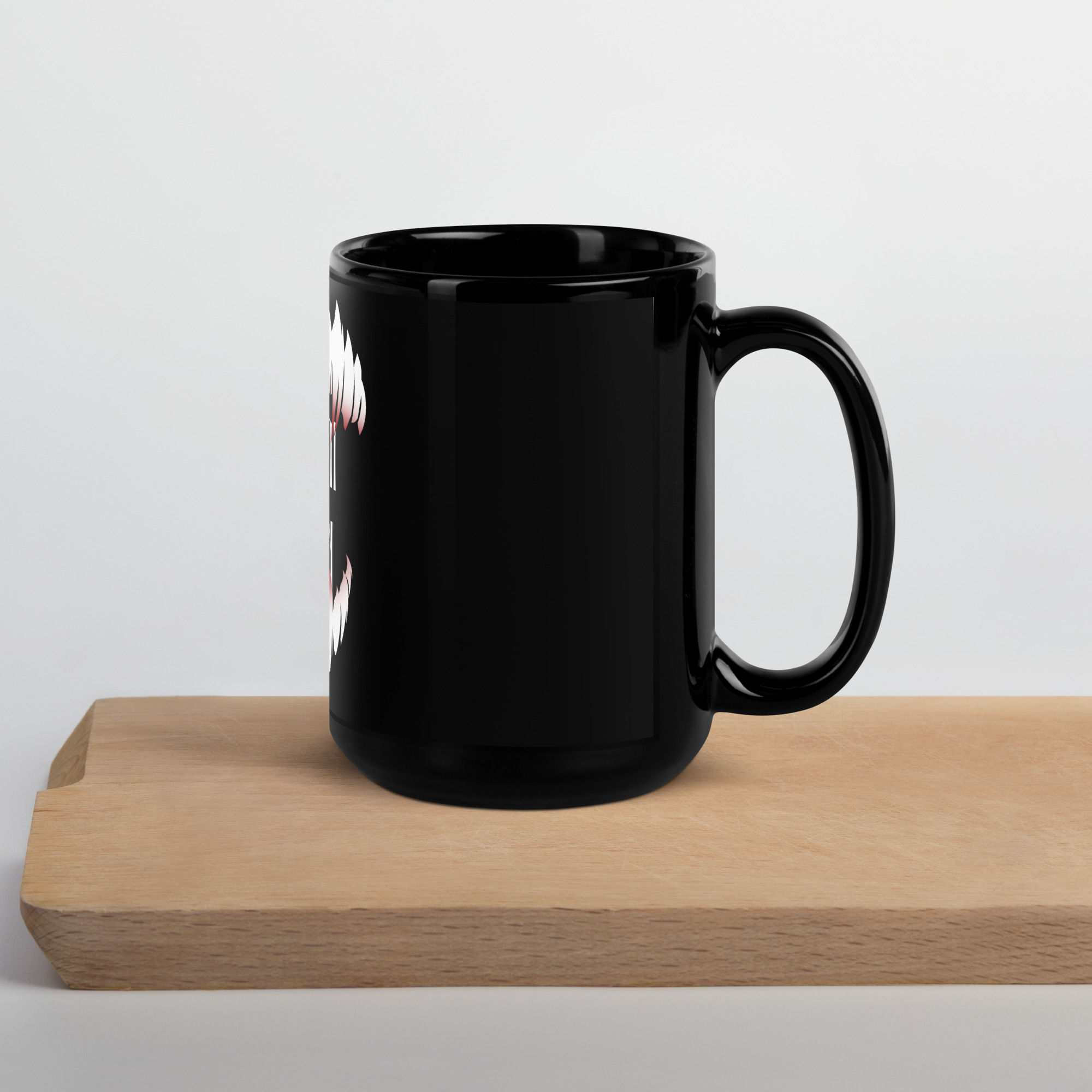 "Random Citizen" Black Glossy Mug