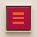 Extra Equal, geometric artwork by Laura Johnson from the There Is A Box exhibition