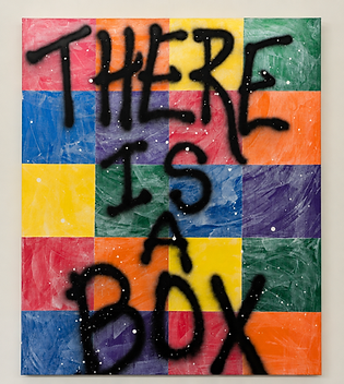 There Is A Box, geometric artwork by Laura Johnson from the There Is A Box exhibition