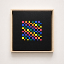 Loading..., geometric artwork by Laura Johnson from the There Is A Box exhibition