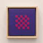 Picnic, geometric artwork by Laura Johnson from the There Is A Box exhibition