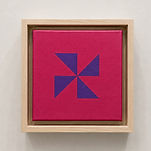 Flutter, geometric artwork by Laura Johnson from the There Is A Box exhibition