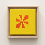 Golden Grahams, geometric artwork by Laura Johnson from the There Is A Box exhibition
