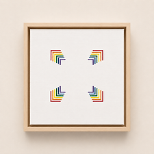 Cornered, geometric artwork by Laura Johnson from the There Is A Box exhibition