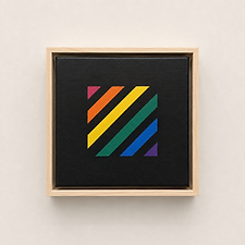 Wild Side, geometric artwork by Laura Johnson from the There Is A Box exhibition