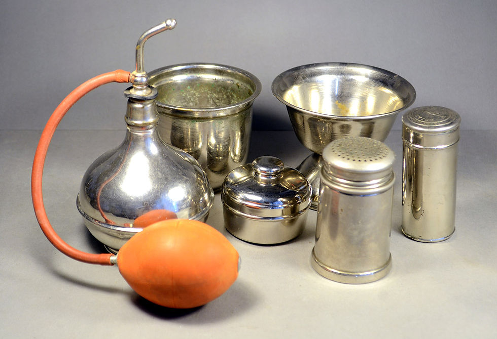 Վարսավիրական պարագաներ, 20-րդ դ.