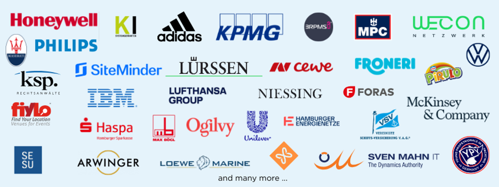 Unsere Firmenreferenzen mit Logos