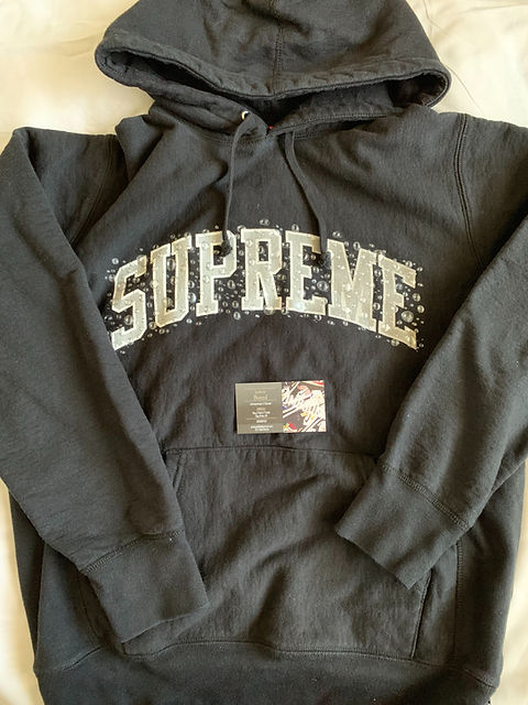 Supreme Water Arc Logo Hoodie | JMB Sole
