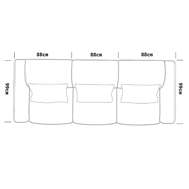 Thumbnail: Cove Sofa - 3 Seat