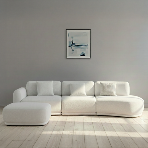 Cloud Modular Sofa - 3 Seat - with Ottoman | The Sofa Republic