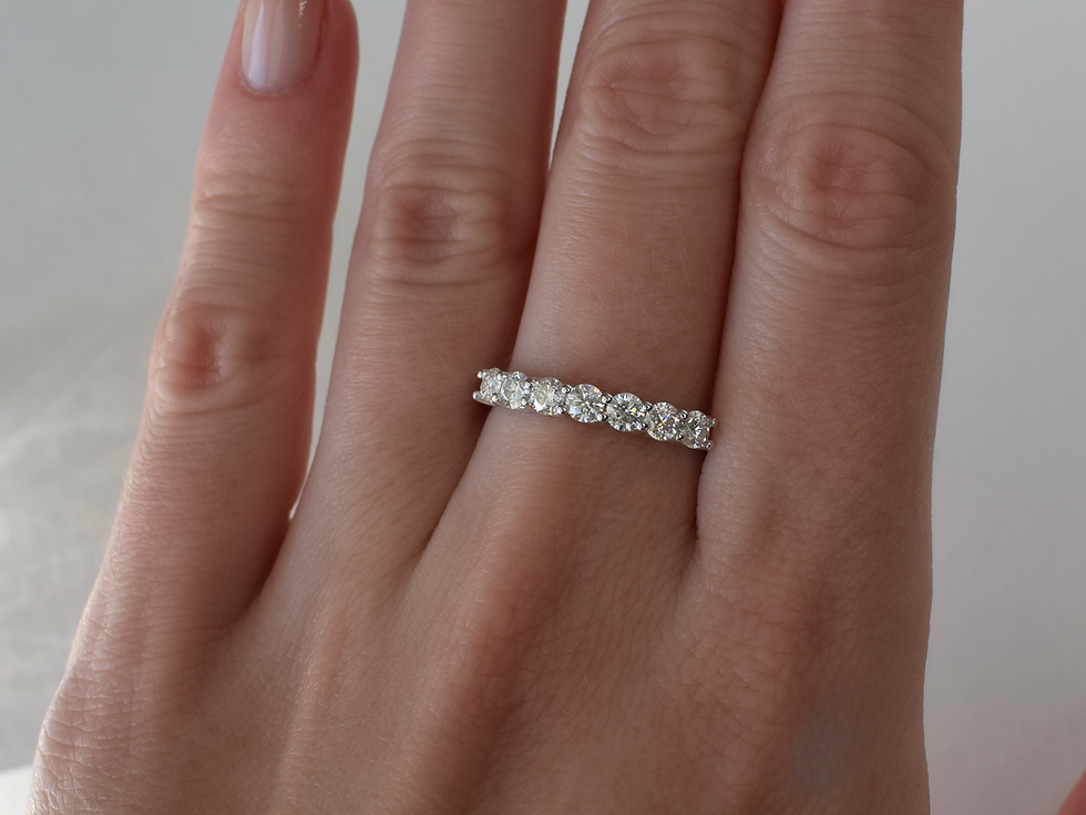 Thumbnail: Round Half-Eternity Band