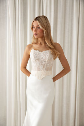 white christmas dresses basque waist vespertine main image 1