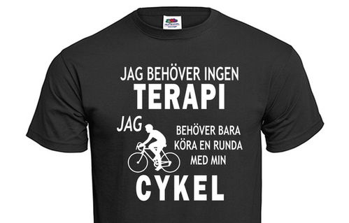 T shirt Jag Beh ver Ingen TERAPI Jag Beh ver Bara K ra En Runda Med Min t-shirt-jag-beh-ver-ingen-terapi-jag-beh-ver-bara-k-ra-en-runda-med-min