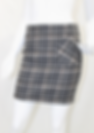 Plaid Wool Skirt