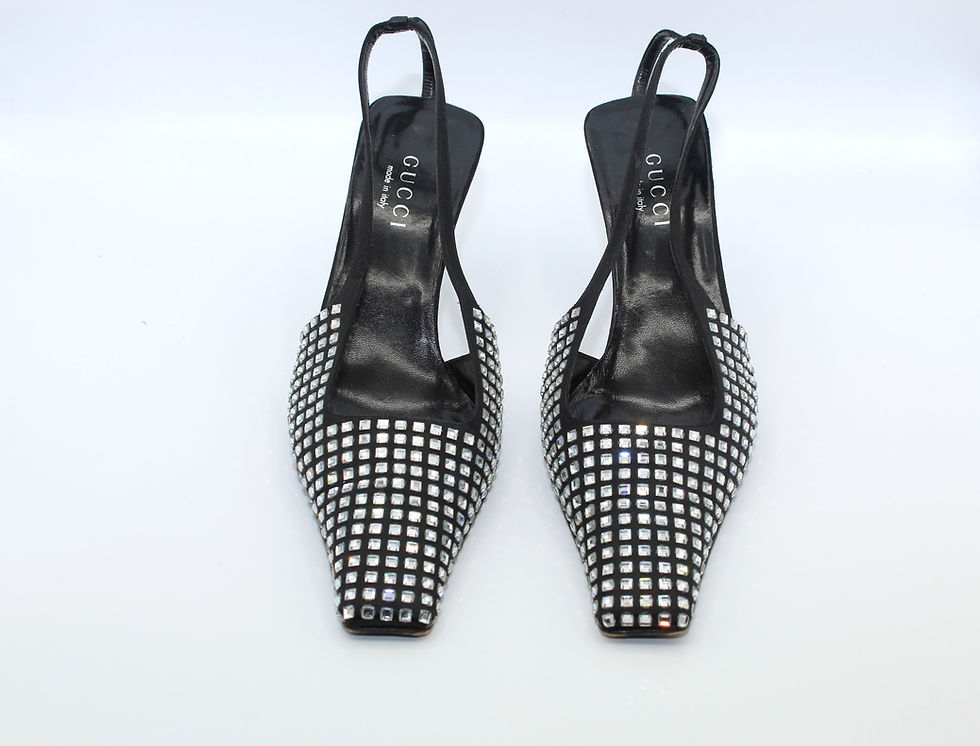 Thumbnail: 1998 GUCCI by TOM FORD SWARVARSOKI SLING BACK