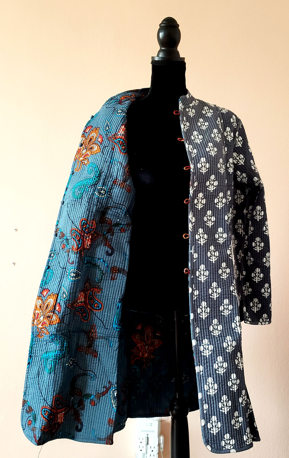 Thumbnail: Reversible Padded Quilted Coat