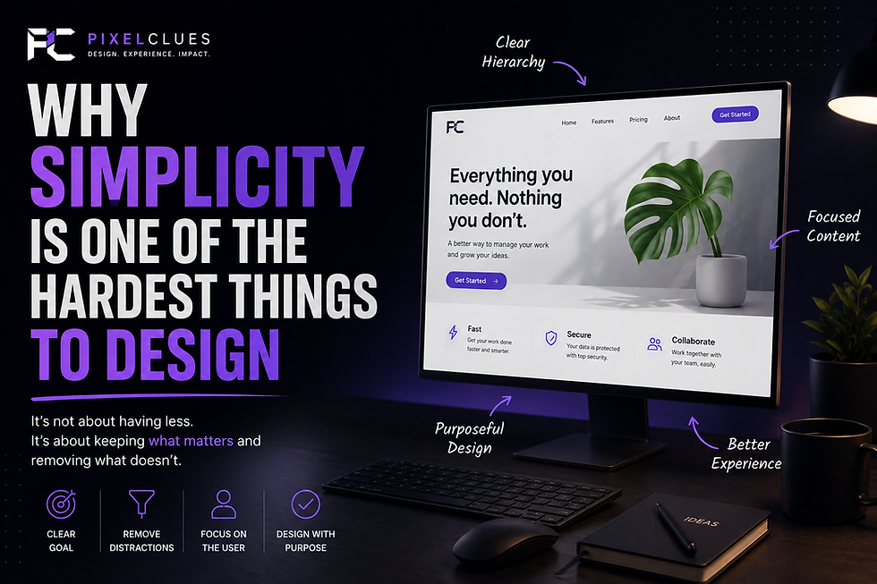 Why Simplicity Is One of the Hardest Things to Design