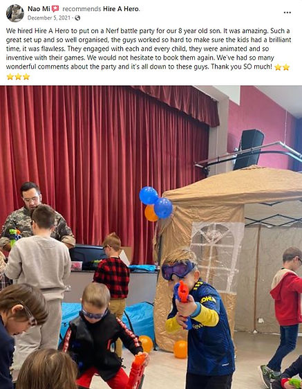 superhero party review