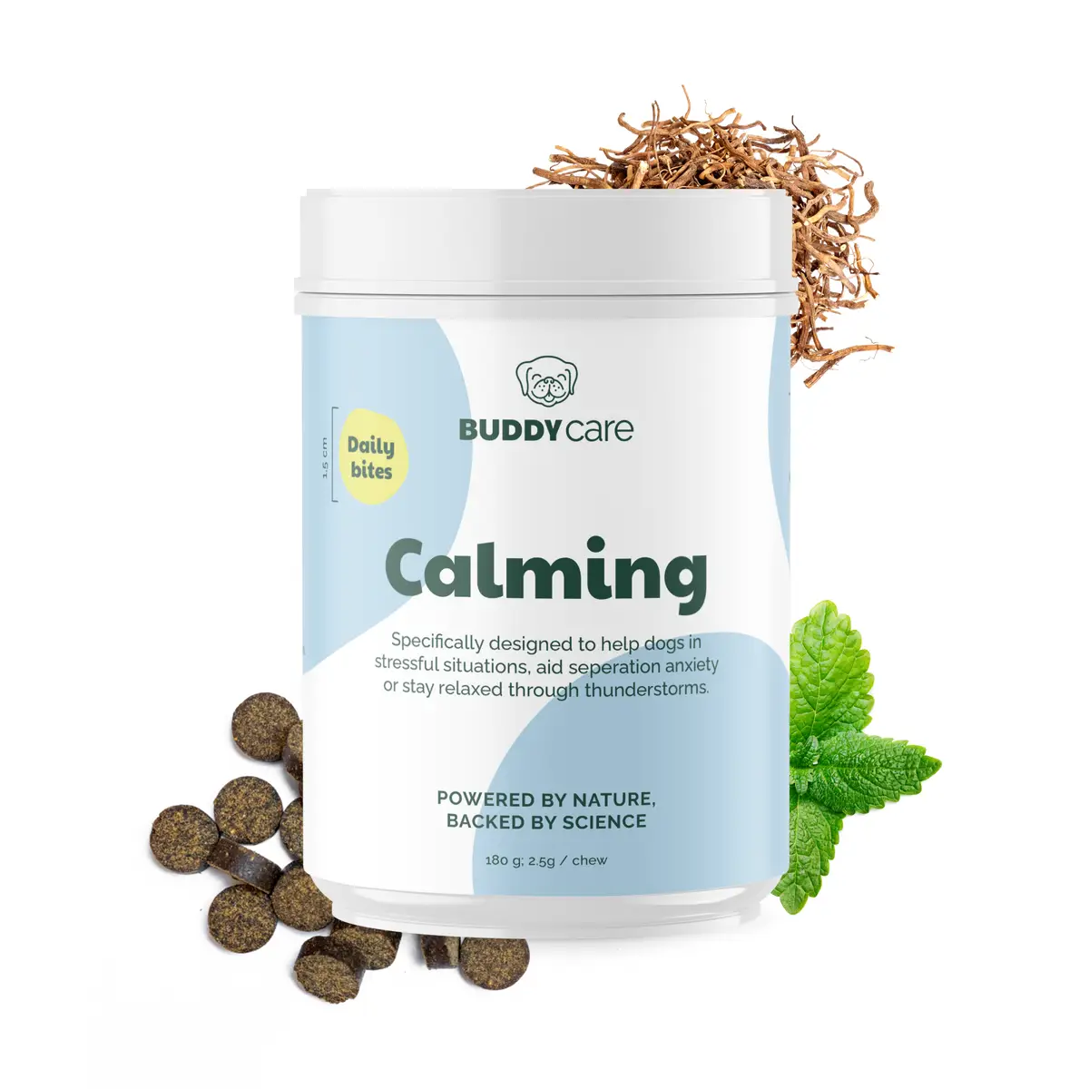 Dog clearance calming powder