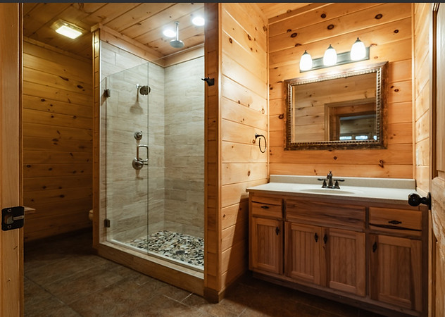 tile shower floor wall