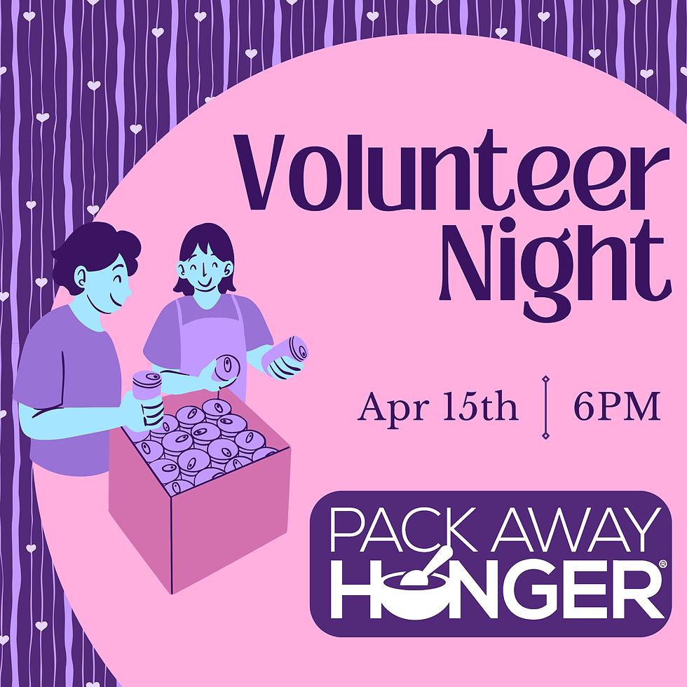Volunteer Night with Pack Away Hunger