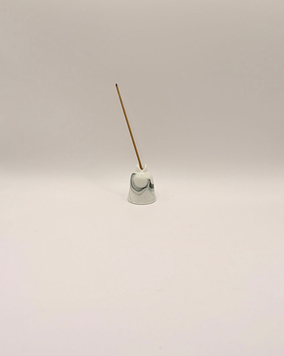 Thumbnail: Handmade Guardian Lion Porcelain Incense Coil & Stick Burner