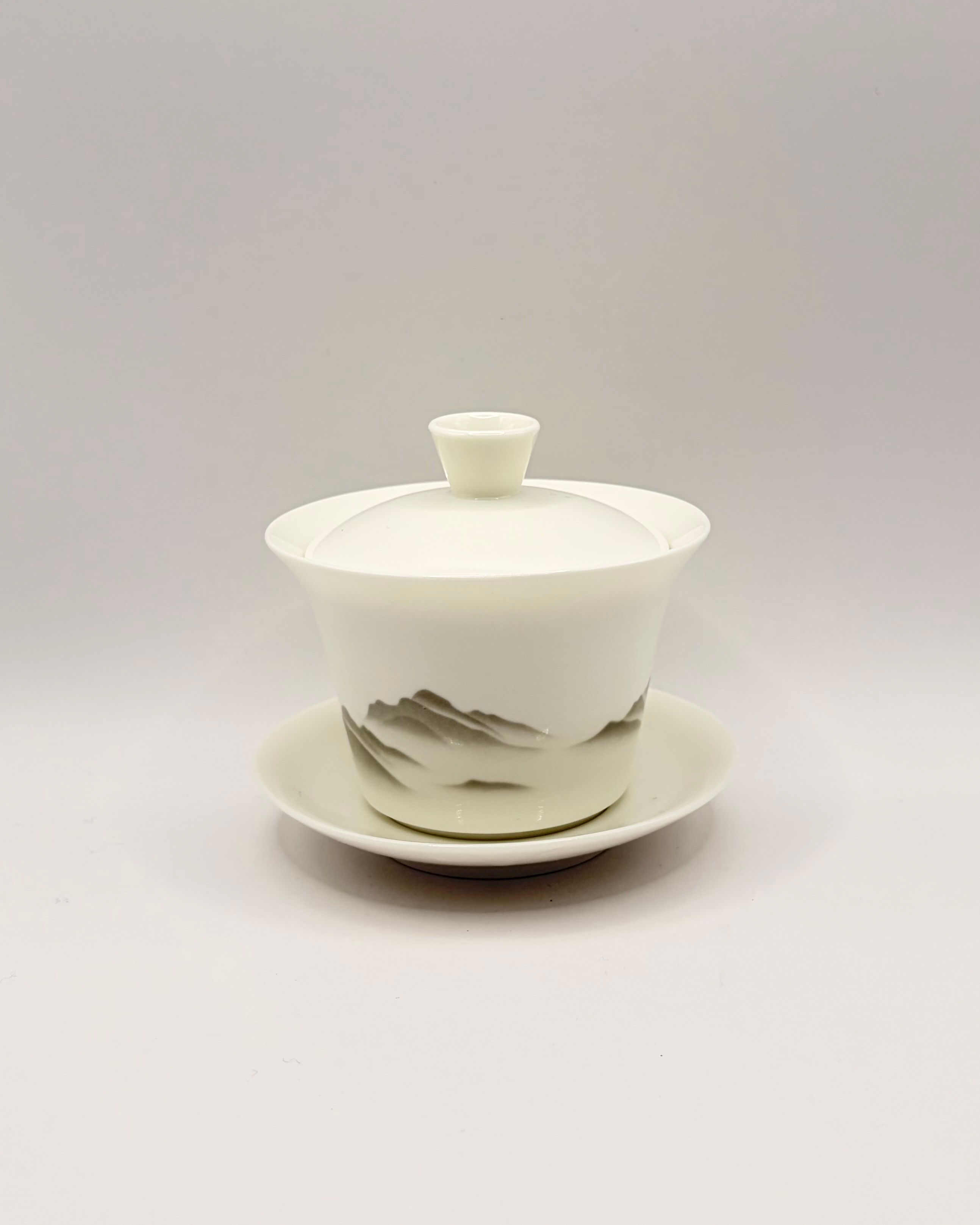 Porcelain Gaiwan - Faraway Mountains