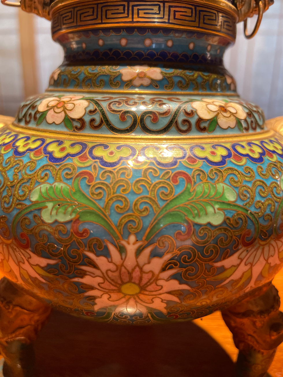 Thumbnail: 19th Century Meiji Era Japanese Antique Incense Burner