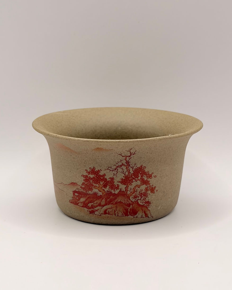 Thumbnail: Terracotta Gaiwan - Ink and Brush Chinese Sceneries (Multiple Designs)