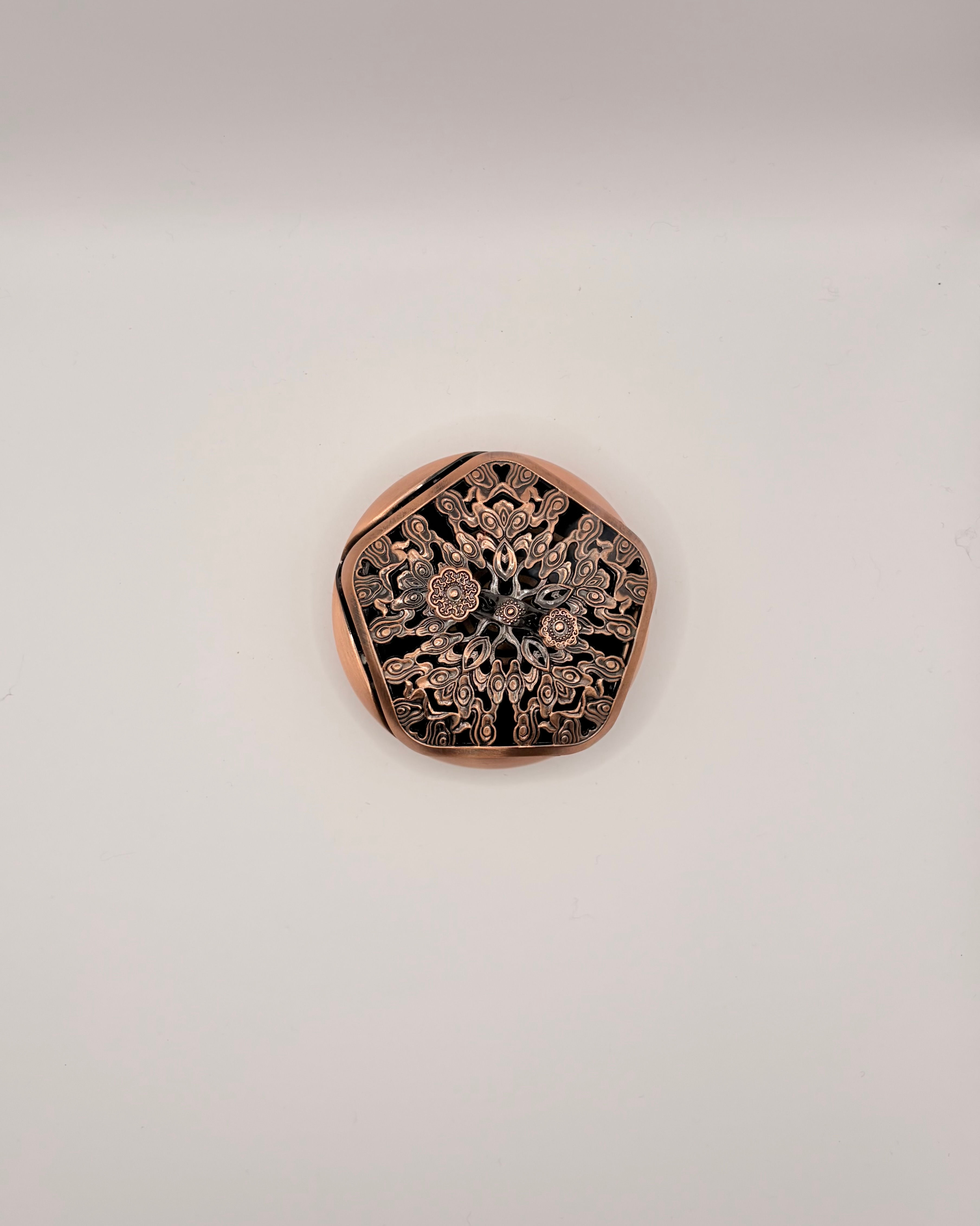 Handmade Bronze Ruyi Scepter Incense Coil Burner