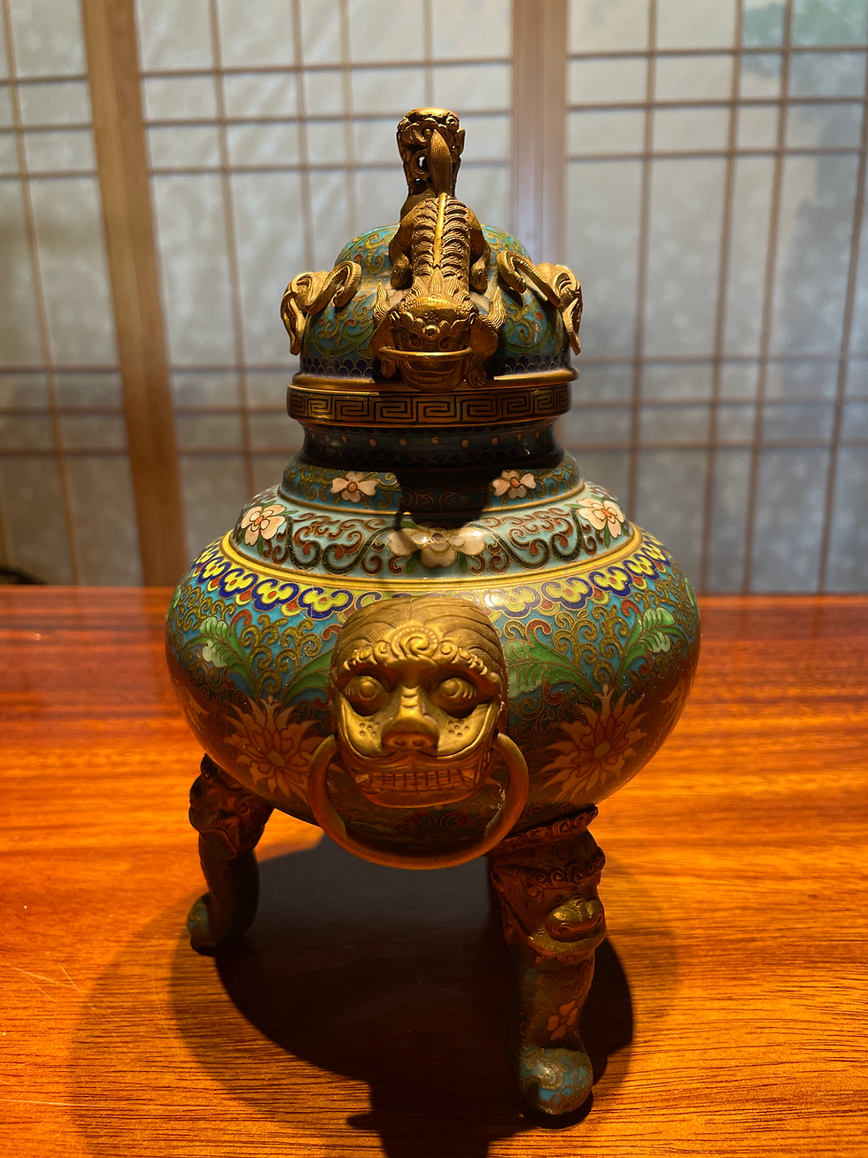 Thumbnail: 19th Century Meiji Era Japanese Antique Incense Burner