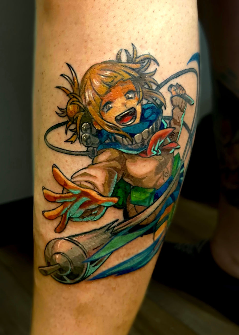 Anime Tattoo Himiko Toga Academia by Rowell Alfelor