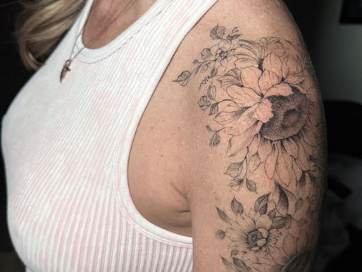 Floral Tattoo Rowell Alfelor