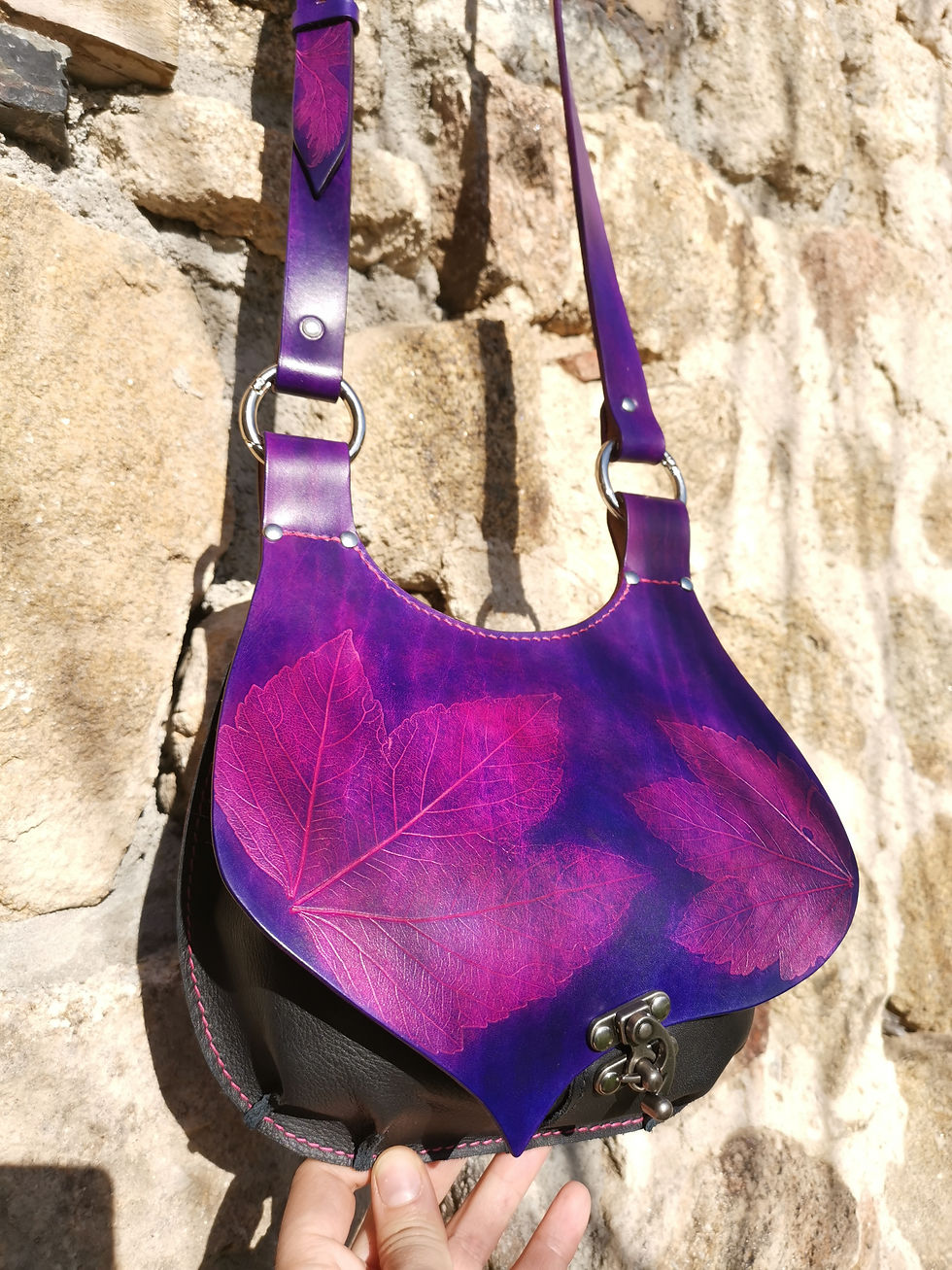 Miniature : Sac/Escarcelle pourpre
