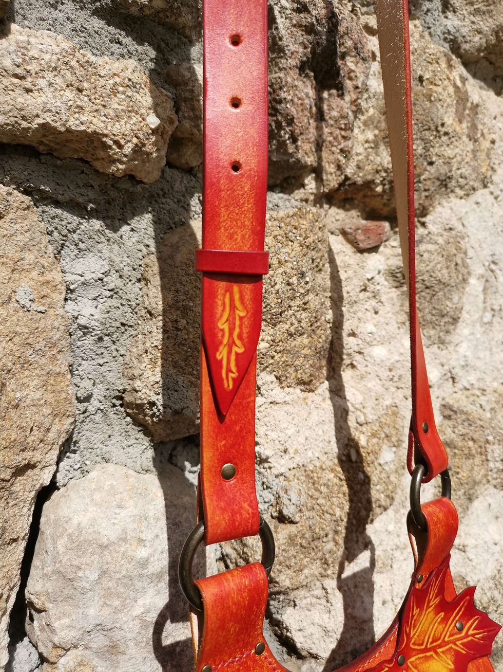 Miniature : Sac/Escarcelle érable orange