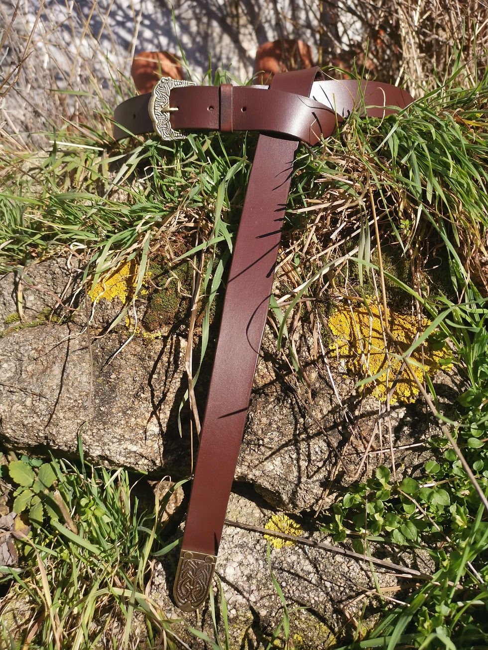 Miniature :  Ceinture viking marron 