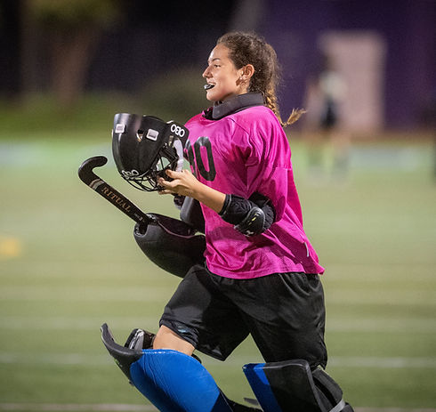 Melina coming off field2.JPG