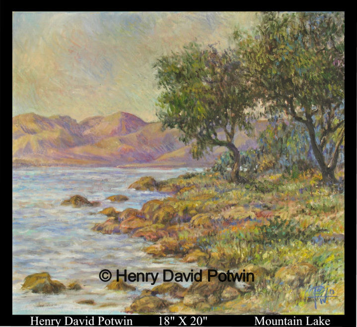 Mountain Lake - 2008 18X20"