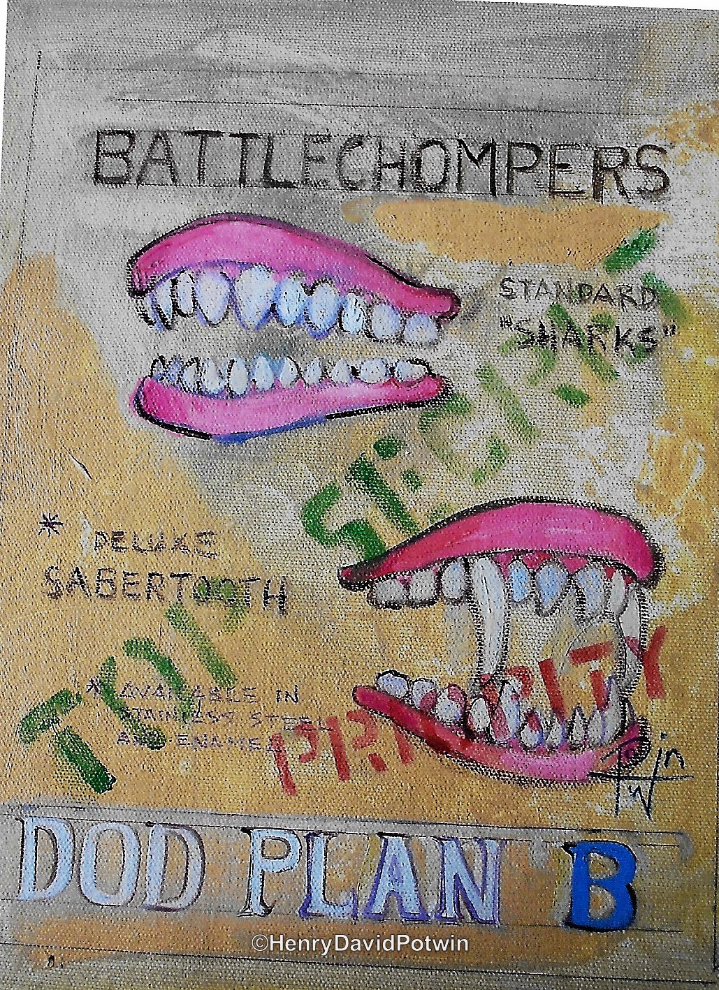 Battle Chompers - 2011 8X11"