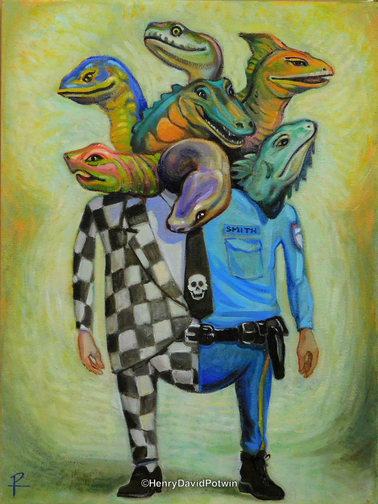 Saurocrat - 2014 16X12"