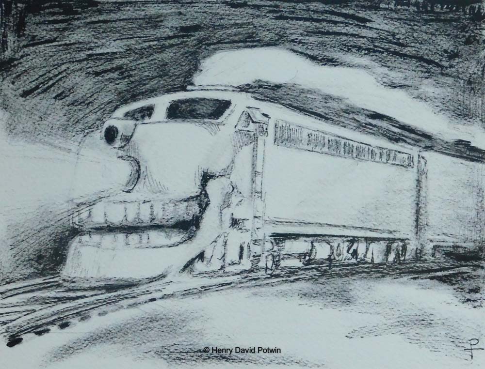 Ghost Train2 - 2013 14X10"
