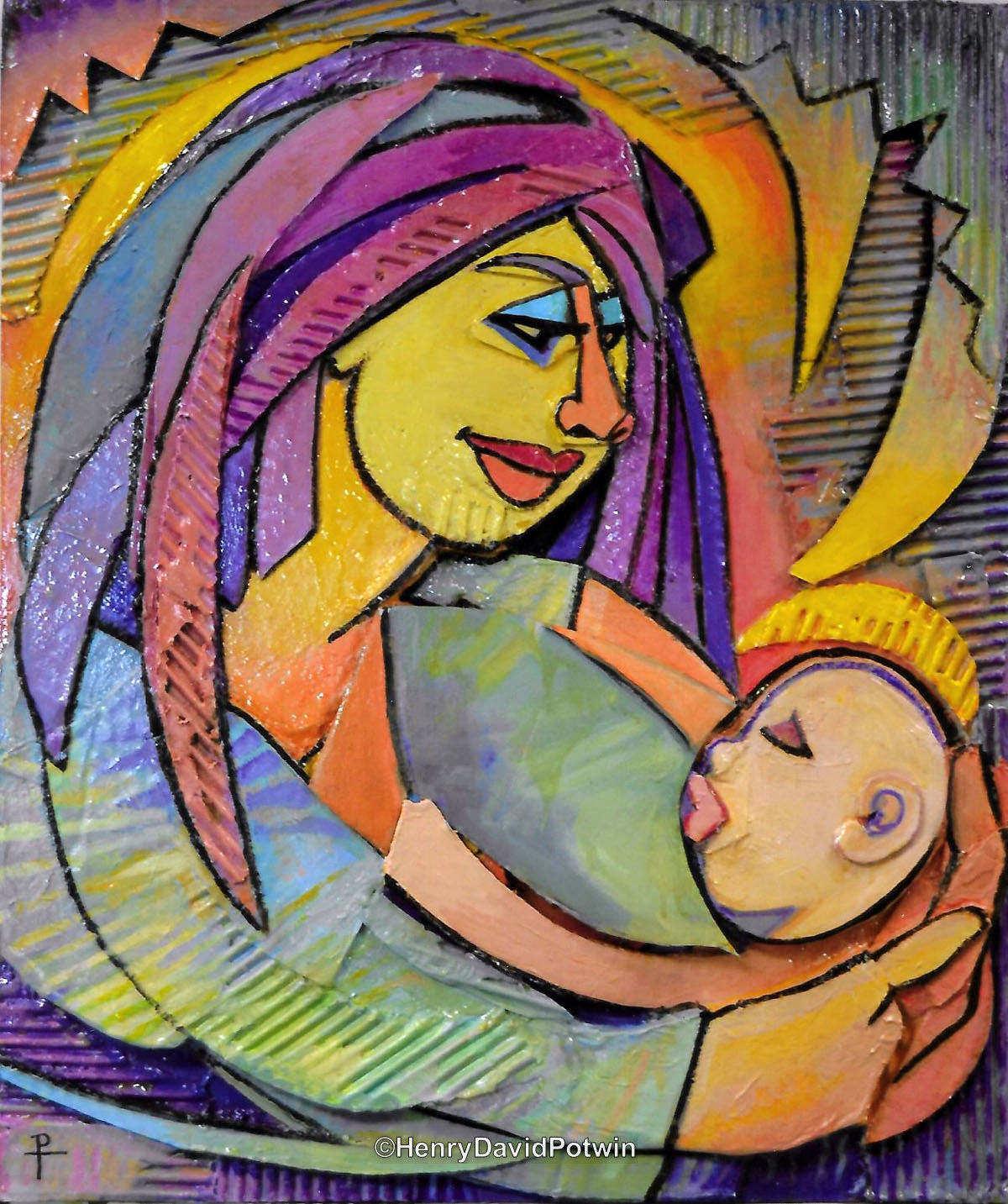 Madonna Lactens (censored) - 2018 24X20"