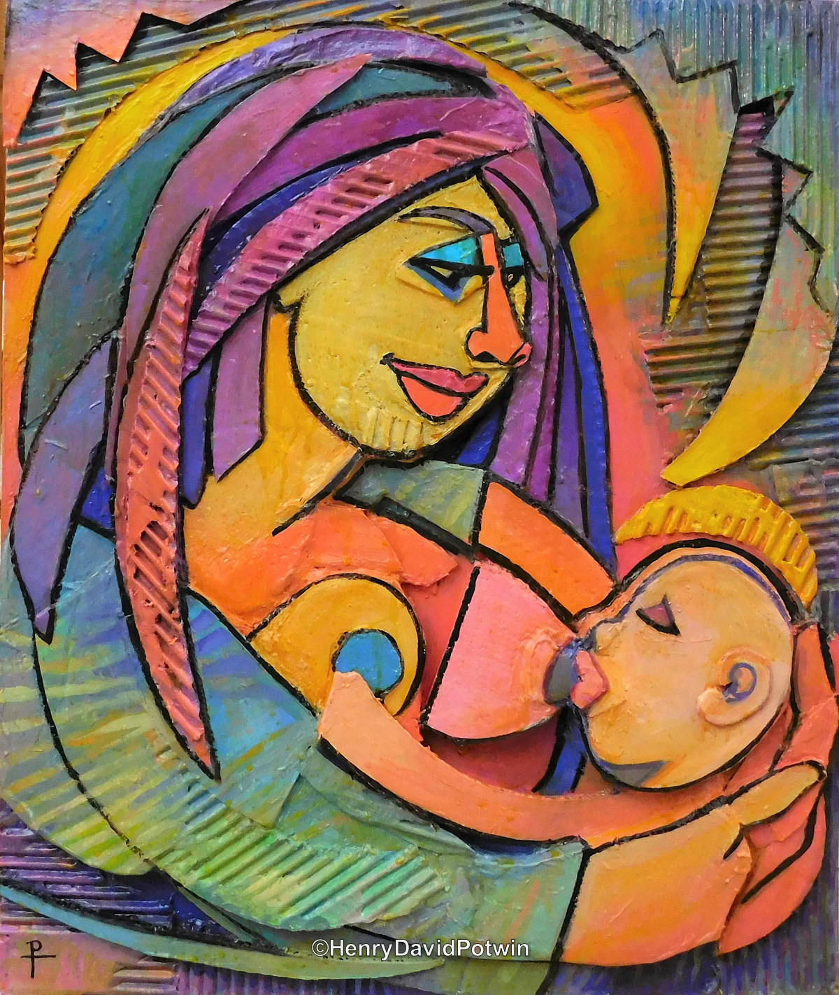 Madonna Lactens - 2018 24X20"