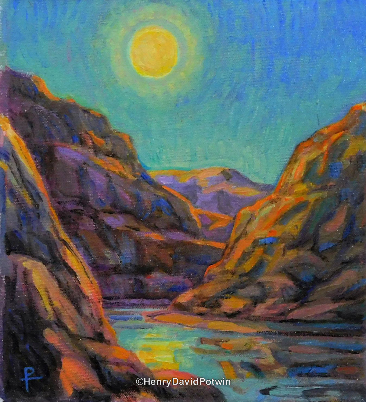 River Canyon - 2018 10X9"