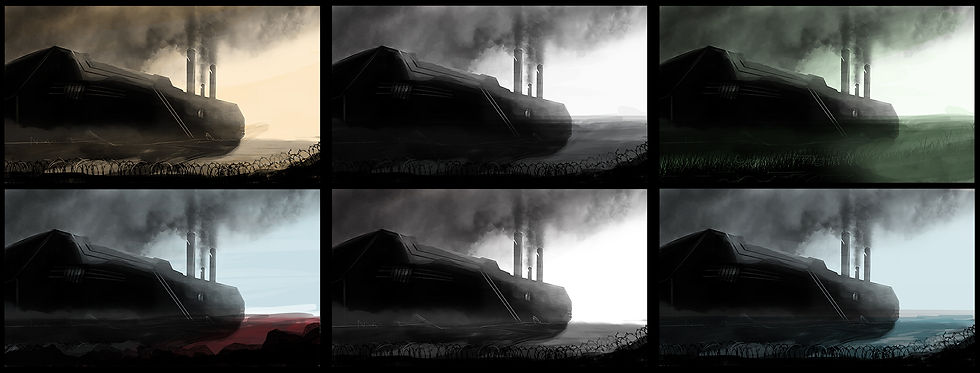 Industrial Enviorment Concept Art