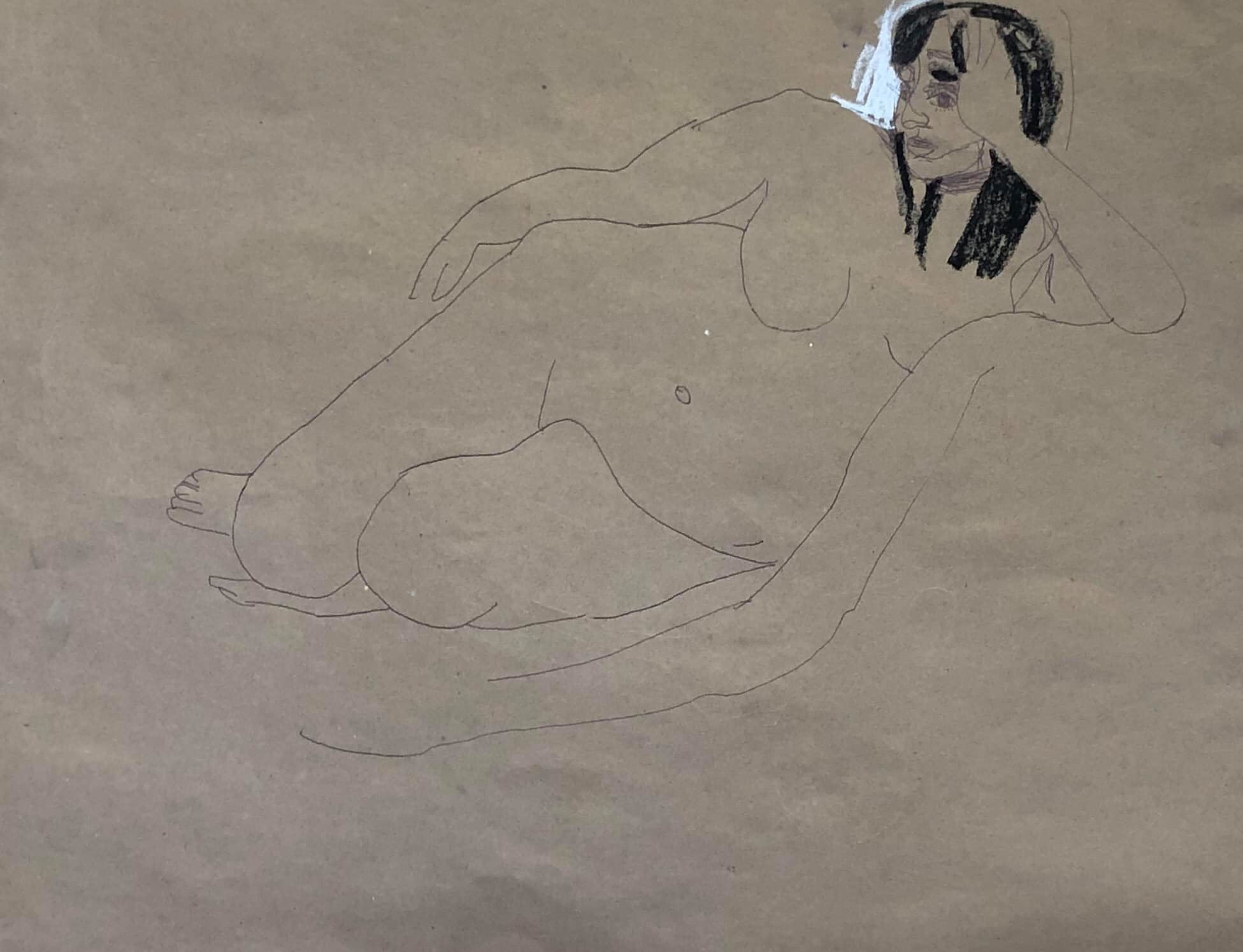 Reclining Woman Front #28