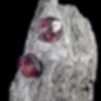 Almandine Garnet in Schist - Wrangell, Alaska - Studio Mineralia Earth Art Gallery