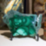 Thumbnail: Malachite Plate - D.R. Congo - Studio Mineralia Earth Art Gallery