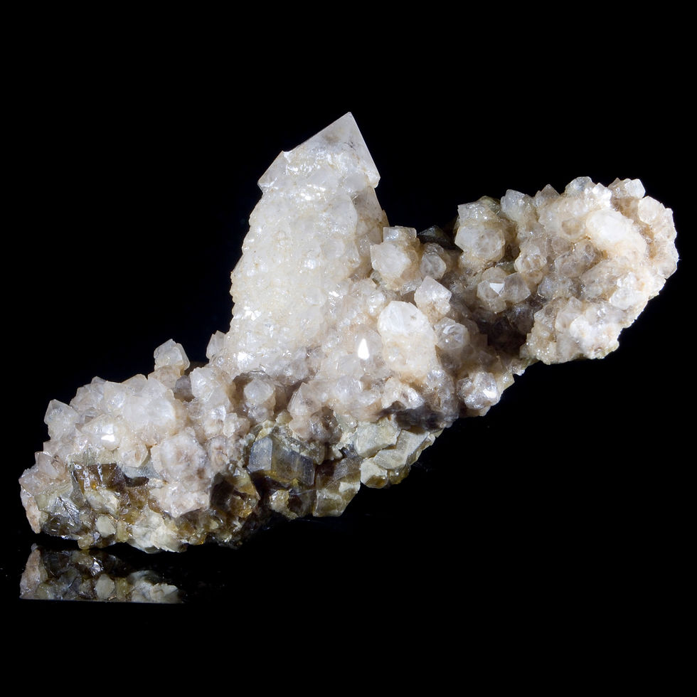 Thumbnail: Elestial Quartz. Dalnegorsk, Russia. Studio Mineralia Earth Art Gallery