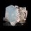 Thumbnail: Large, gemmy and terminated Beryl var. Aquamarine accompanied by blades of Muscovite mica make a spectacularly compelling min